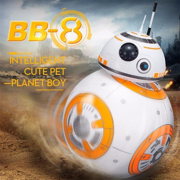 

1pc обновление rc bb8 робот со звуком и танцующим действие фигура игрушки 2.4 г дистанционное управление bb-8 robot интеллектуальная bb 8 ba
