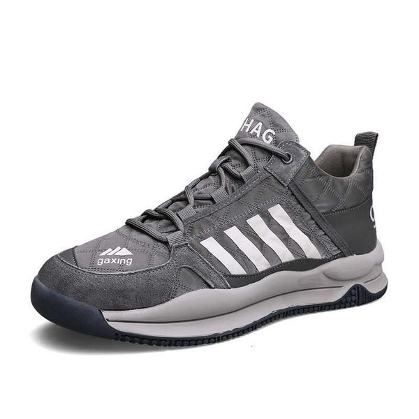

men's shoes korean fashion personalized versatile sports casual men's spring breathable low thick bottom forrest gump, Black