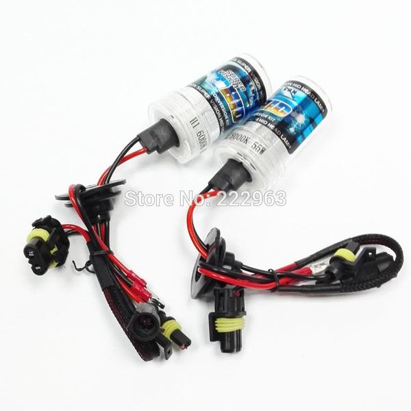 

1pair car headlight bulb car lamp xenon hid bulb replament h1 h3 h7 h11 9005 9006 880 4300k 6000k 8000k