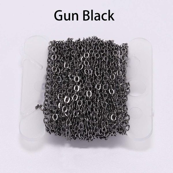 

5 м / лота золото / бронзовое покрытие цепочки ожерелья для выводов ювелирных изделий diy ожерелье цепи материалы ручной работы