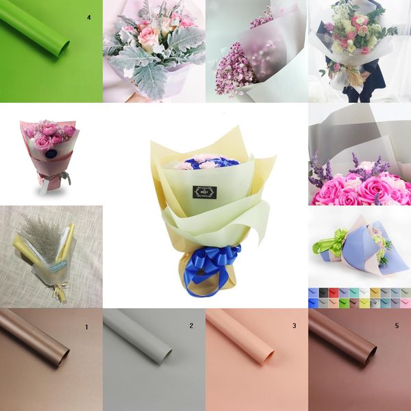 

flower matte surface transparent packaging material bouquet supplies wrapping paper gift 4 nc0f7