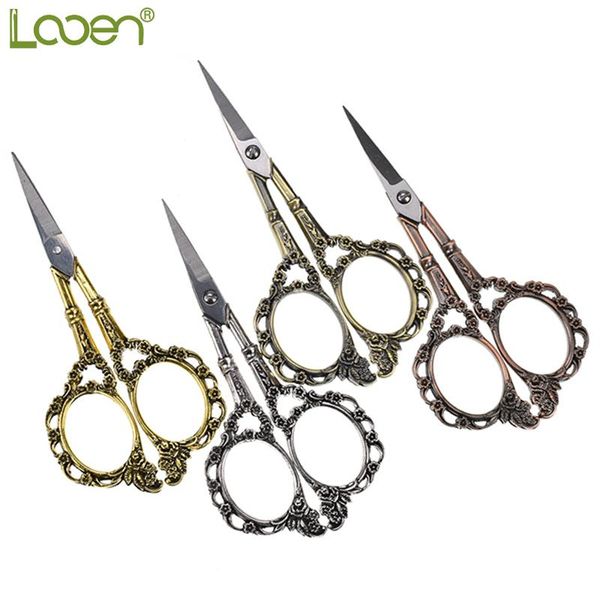 

1pcs european-style stainless steel classic plum scissors diy hand small cross-stitch scissors needle arts sewing accessories, Black