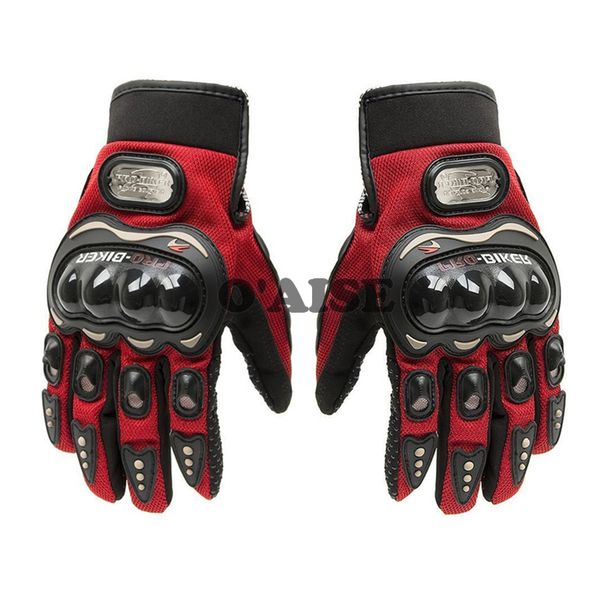 

motorbike powersports racing gloves red, blue, black color st16