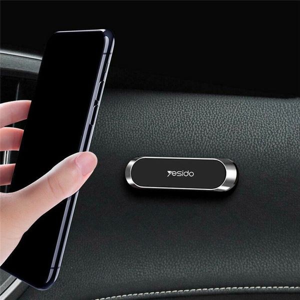 Acessórios do carro Decoração interior Magnetic Car Holder Telefone Dashboard Mini Strip Forma Stand para iPhone Samsung Muro de parede GPS Carro Mount