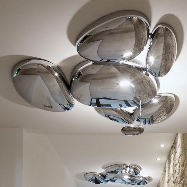 

led postmodern nodic abs chrome water drop chandelier lighting led lamp light for foyer bedroom dinning room