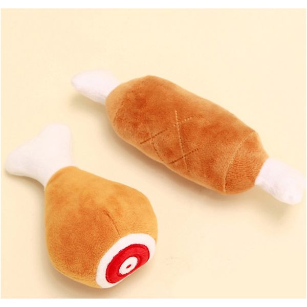 

bite dog toys creative chicken drumstick toy puppy pet play chew toy squeaky dog toys for dogs cats pets supplies f wmtgnt