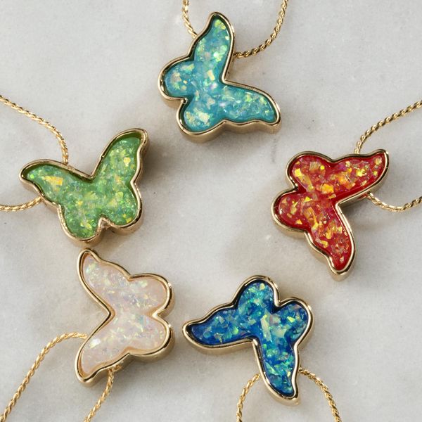 

женское милое ожерелье для бабочки женское золото цветное длинное цепочка акриловое ожерелье 2020 корейский модный очарование воротник ворот, Silver