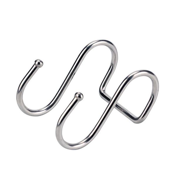 

storage hanger home hooks s-shaped holder pothook cabinet stainless steel towel