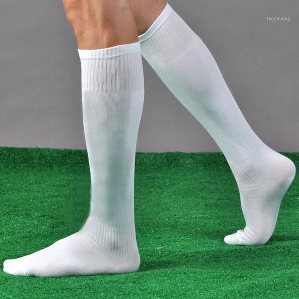 

warm fall winter cool mens socks sport soccer long socks near knee high sock baseball hockey white yellow blue1, Black