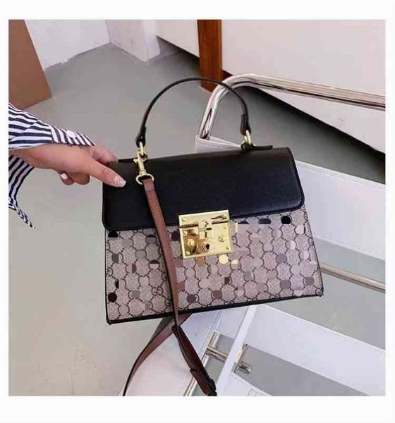 

purse bag female summer big moonlight treasure box print spell black women's bag handbag