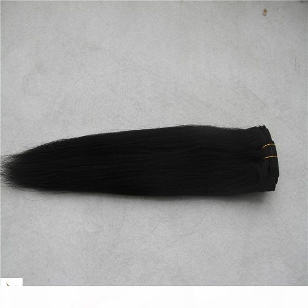 

6a straight brazilian hair weaving #1b off blackl color virgin hair extensions 12-30 inch 100% human hair weave, Black