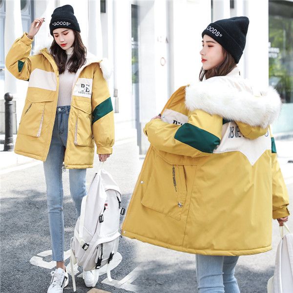 

womens down jacket winter jacket quality new women winter casual outdoor man outwear high grade patchwork winter jacket, Black