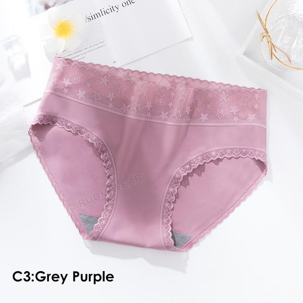 

women's seamless panties solid female underwear mid-rise silky ladies briefs comfort soft underpants girls ultra-thin lingerie, Black;pink