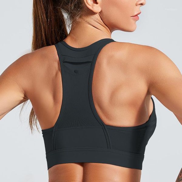 

gym clothing women sport bra black padded yoga brassiere fitness sports tank female seamless crop push up sports1, White;black