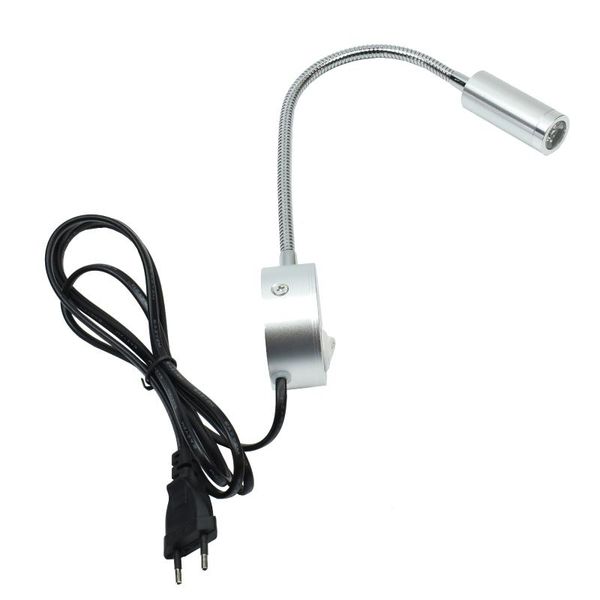 

wall lamp 2/pack bedside reading mounted 3w with cord