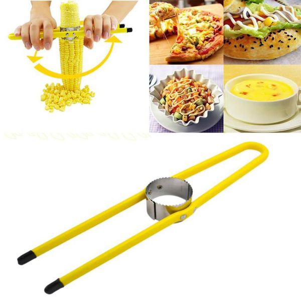 

stainless steel vegetables corn corers tools remover corn stripper thresher kitchen cooking tool corns thresher household peeler bbyoim