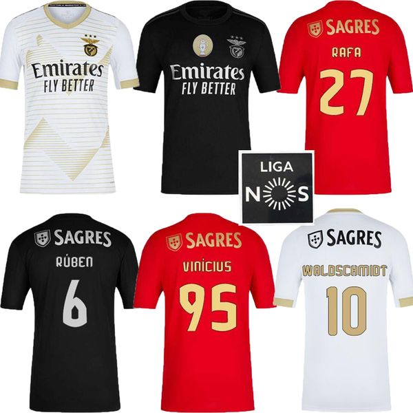 

молодежь 20 21 sl benfica home away pizzi vinicius rafa grimaldo socker jersey seferovic almeida ruben weigl luis cervi black футболка, Black;yellow