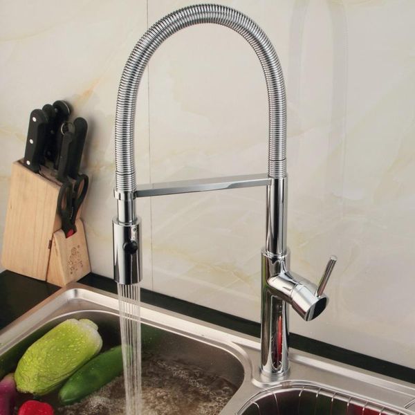 

becola new design kitchen faucet brass chrome pull down kitchen mixer 360 swiver sink faucet b 9203 bbyfun