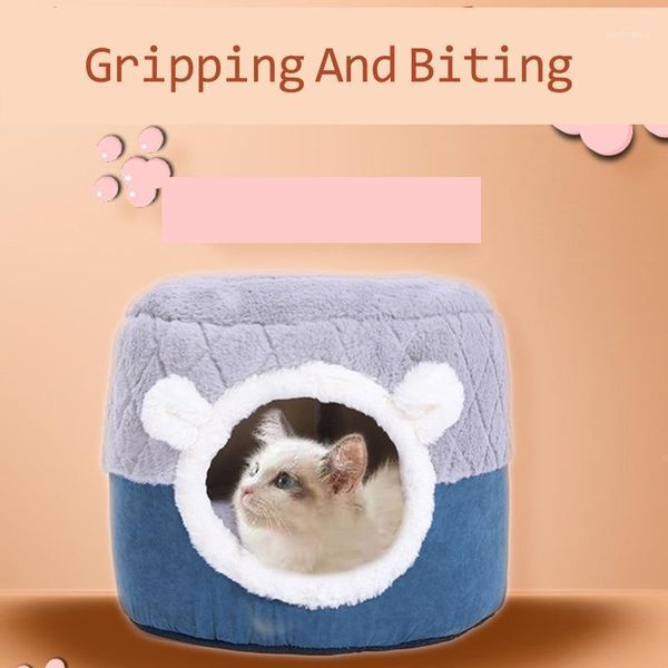 

cat beds & furniture warm soft polar fleece dog winter pet heated mat slippers kennel house for cats sleeping bag nest cave bed1