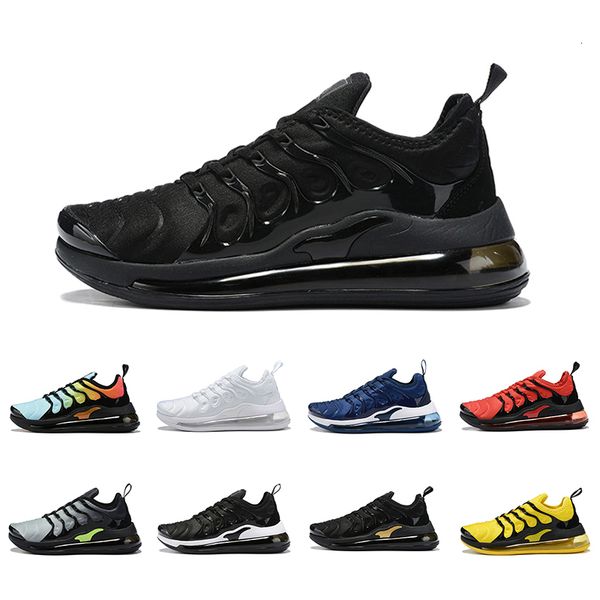

2020 grape cushion tn plus women men running shoes sunset triple black white bumblebee volt work blue s trainers sports sneakers