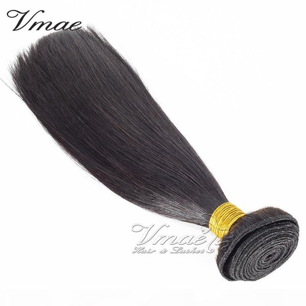 

vmae virgin 3 bundles brazilian straight hair weave 100% human hair extensions unprocessed virgin straight hair weave bundles, Black