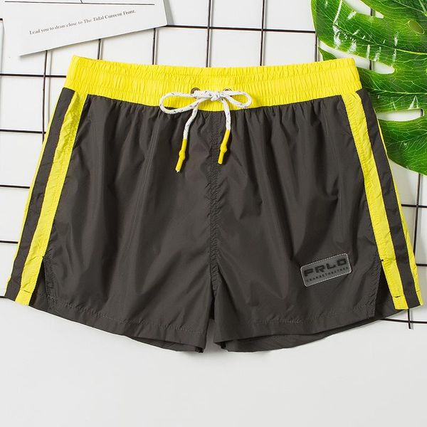 

new summer quick drying mens sweatpants swimming board shorts beach swim surfing trunks waterproof short pants bottoms swimwear, White;black
