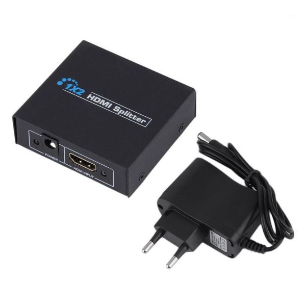 

hdcp hdml splitter full hd 1080p video hdml switch switcher 1x2 split 1 in 2 out dual display for hdtv dvd ps3xbox1
