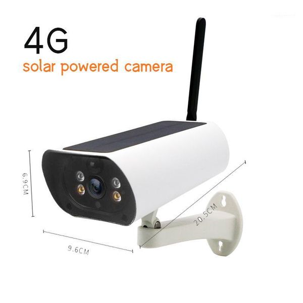 

cameras solar-powered-camera 4g 1080p outdoor secuirty camera wireless wifi /4g 2 ir white led color night vision1