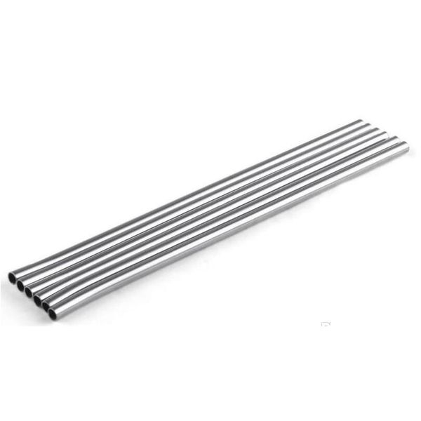 

durable stainless steel straight drinking straw straws metal bar family kitchen np8bu