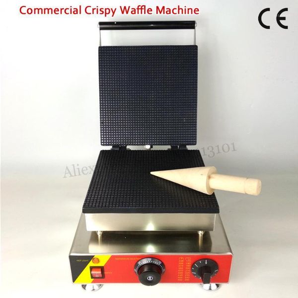 

bread makers commercial and home use ice cream cone waffle maker nonstick 25x25cm big pan crispy pancake machine 1500w 220v 110v ce1