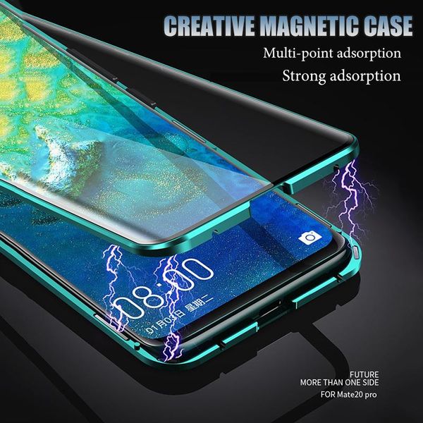 

huawei nova 7 pro case double side tempered glass metal bumper case for huawei nova 5t 7 6 se 5 5i h jllzhx