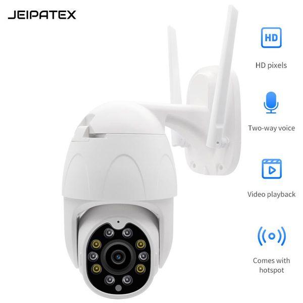

hd 1080p ptz wireless wifi camera outdoor ip surveillance ip66 waterproof auto tracking cctv camera with sensori night vision