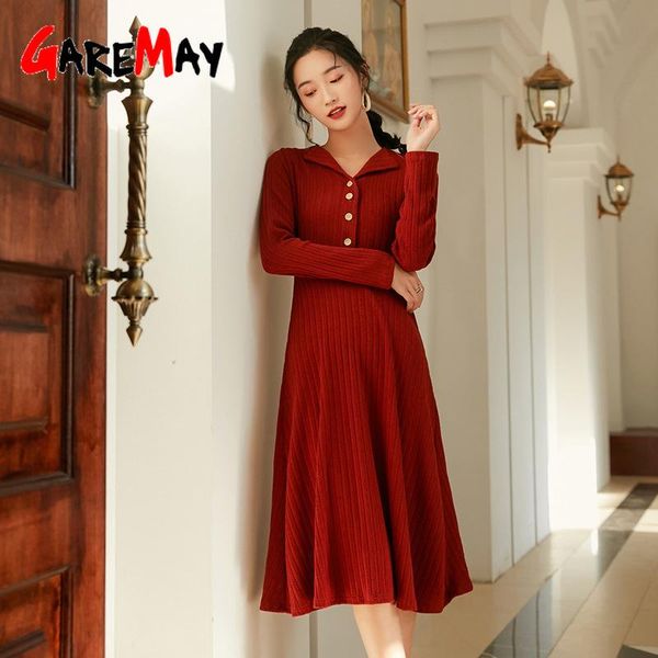

women's dress warm knit v neck elegant office black vintage dresses for women autumn winter long sleeve women knitted dress, Black;gray