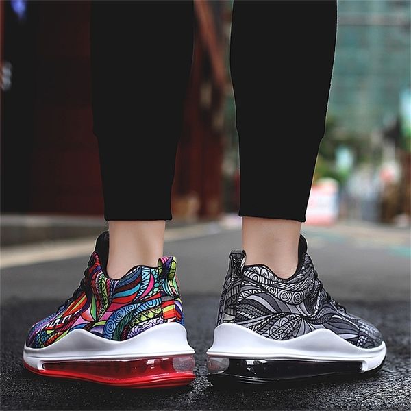 

cushion sport shoes for men size 38-46 lace up doodle outdoor sports running shoes spring autumn chaussure homme