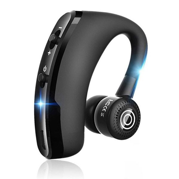 

v9 car business headset bilateral stereo noise reduction technology power display voice control call function nfc function