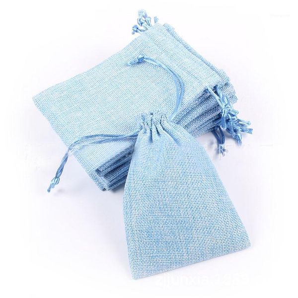 

10pcs/lot vintage natural burlap hessia gift candy bags wedding party favor pouch birthday supplies drawstrings jute gift bag1