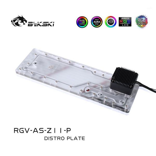 

bykski acrylic distro plate for asus rog z11 computer case ,rgb reservoir, water tank support motherboard control,rgv-as-z11-p1