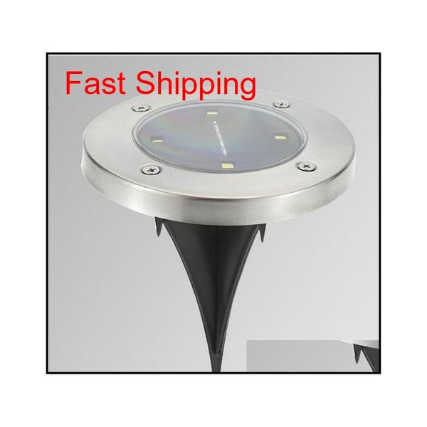 

garden buried light underground lighting lamp waterproof 4 led light outdoor ground solar powered lawn lamp qylqog packing2010