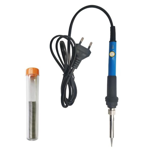 

hand & power tool accessories adjustable temperature electric soldering iron 220 60w eu uk au with solder tin