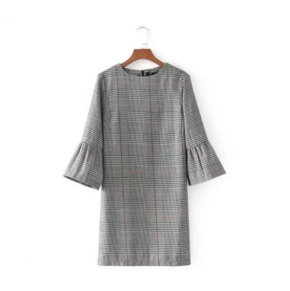 

dress women's checked mini, White