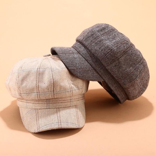 

berets fashion vintage women winter solid hat beret cap korean painter sboy high quality, Blue;gray