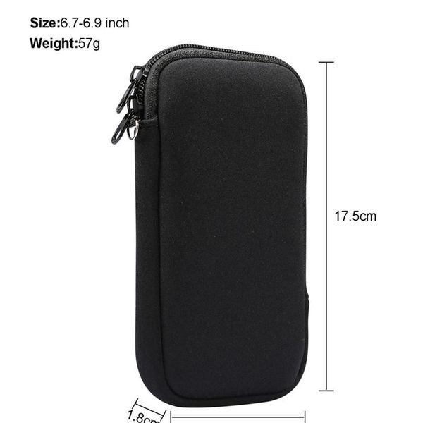 

portable pouch storage bag 4.7-7.2 inch cotton neck strap sleeve phone pouch case 4 styles fashion durable pouch organ qylouq