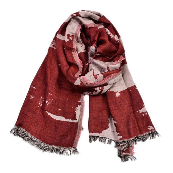 

2020 fashion winter men scarf cotton linen print men's scarves england style short tassel bufanda male accessories, Blue;gray