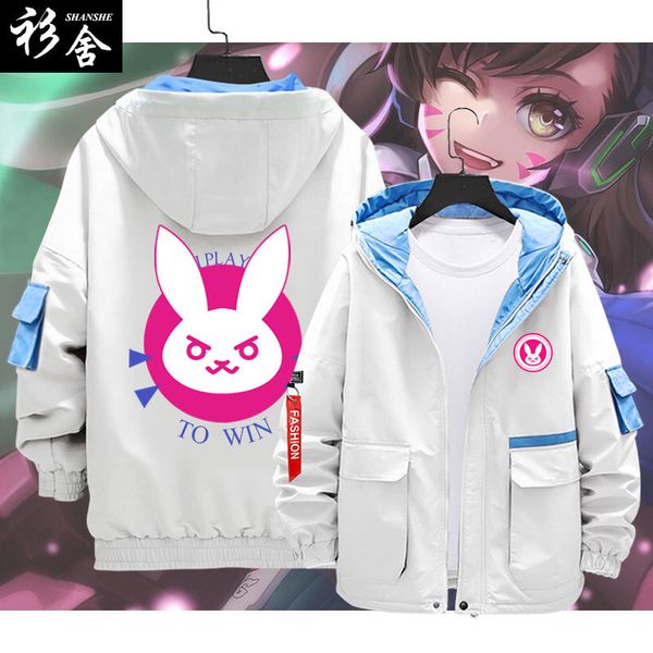 

ow watch avant garde dva game peripheral jacket hooded boys and girls student coat hoodie casual wear clothes