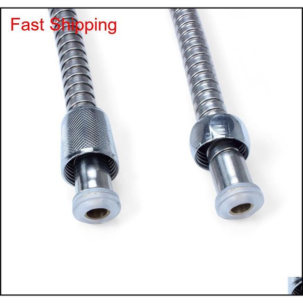 

2m flexible stainless steel chrome standard hose shower head bathroom hose water hoses pip qylrbz sports2010