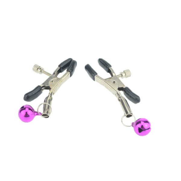 

1 pair bell nipple clamps toys for couples labia clips special adults games erotic sexyy toys kits for women