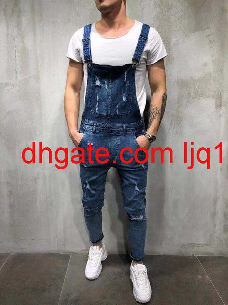 

men's jeans with holes, Blue