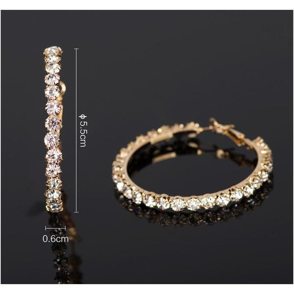 

2017 new designer women gold sliver hoop earrings fashion jewelry earrings for women f sqcaze homes2007, Silver