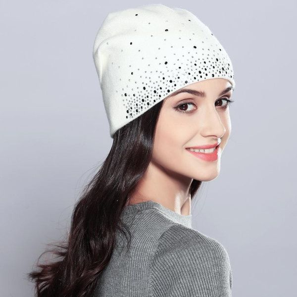 

beanie/skull caps fashion lady knitted woolen hat femal cap female hood knitting warm hats for women wool, Blue;gray