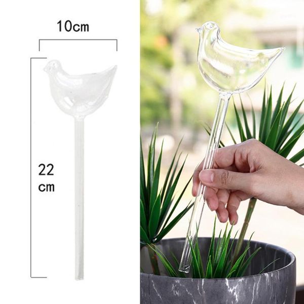 

plant waterer glass plant flowers water feeder automatic self watering devices bird star heart design waterer1